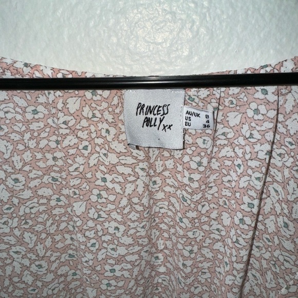 Princess Polly -Neima Dusty Pink Crop top- Size 4 - Picture 4 of 5